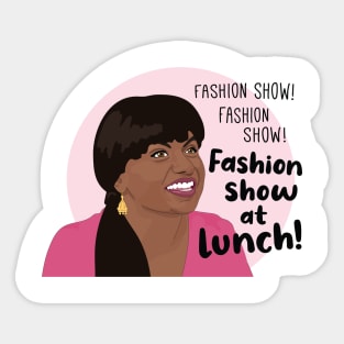 The office Kelly Fashion show funny quote Sticker